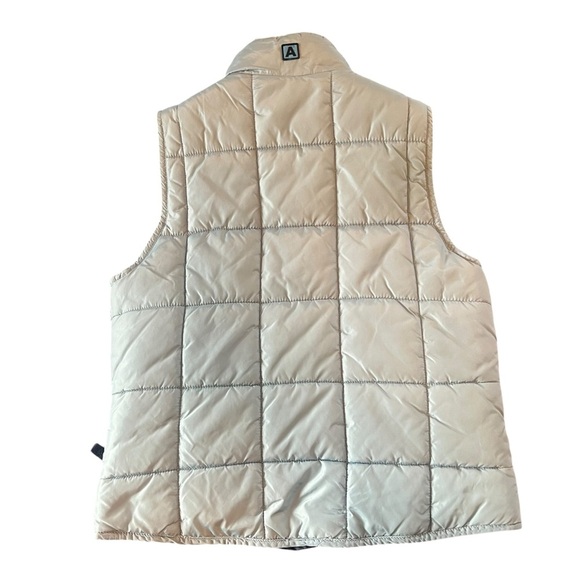 Y2K Abercrombie & Fitch Puffer Vest Light Blue Women’s Size Small - Picture 3 of 10